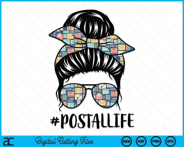 Postallife Mail Carrier Postal Worker Mailwoman Mother's Day SVG PNG Digital Cutting Files