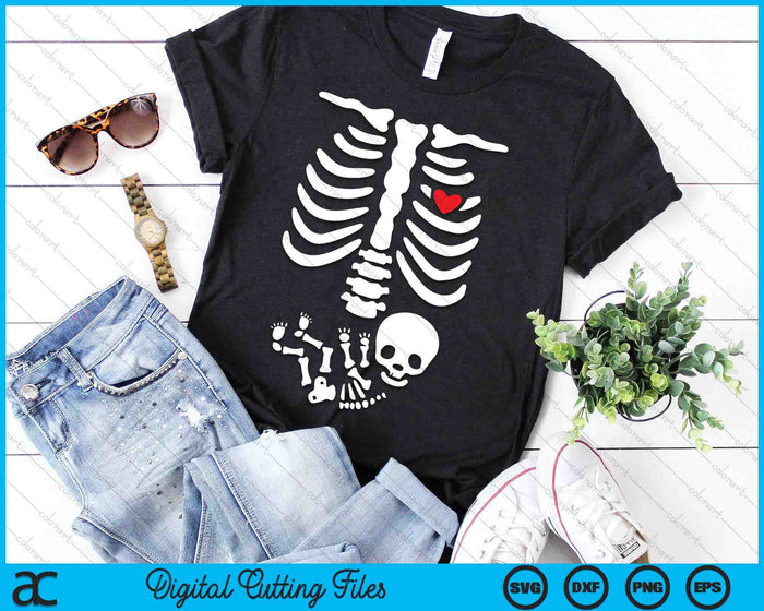 Pregnant Skeleton Costume Halloween SVG PNG Digital Printable Files Pregnant Skeleton Costume Halloween SVG PNG Digital Printable Files