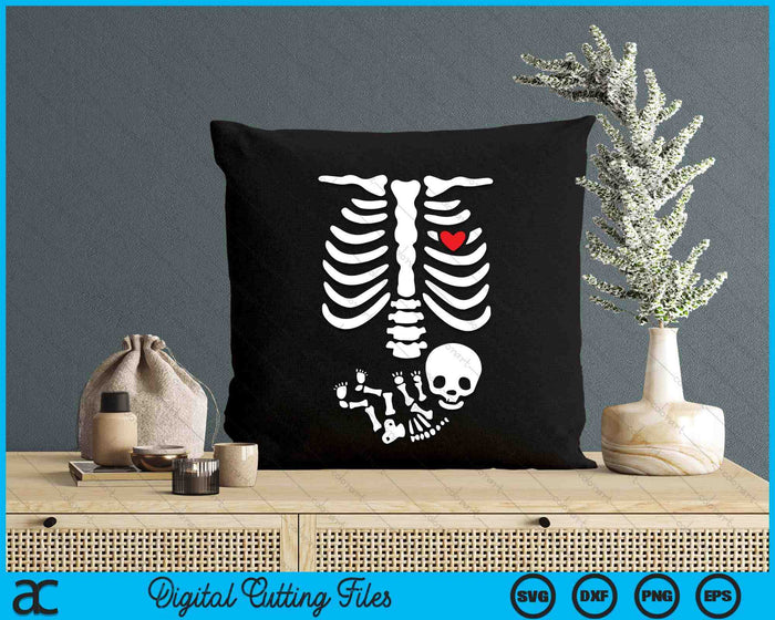 Pregnant Skeleton Costume Halloween SVG PNG Digital Printable Files Pregnant Skeleton Costume Halloween SVG PNG Digital Printable Files