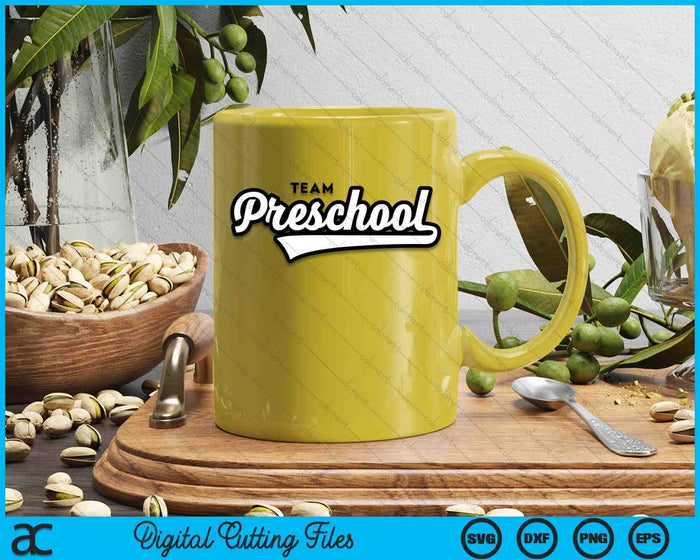 Preschool TEAM School Teacher Preschool Baseball-Style SVG PNG Digital Cutting Files Preschool TEAM School Teacher Preschool Baseball-Style SVG PNG Digital Cutting Files