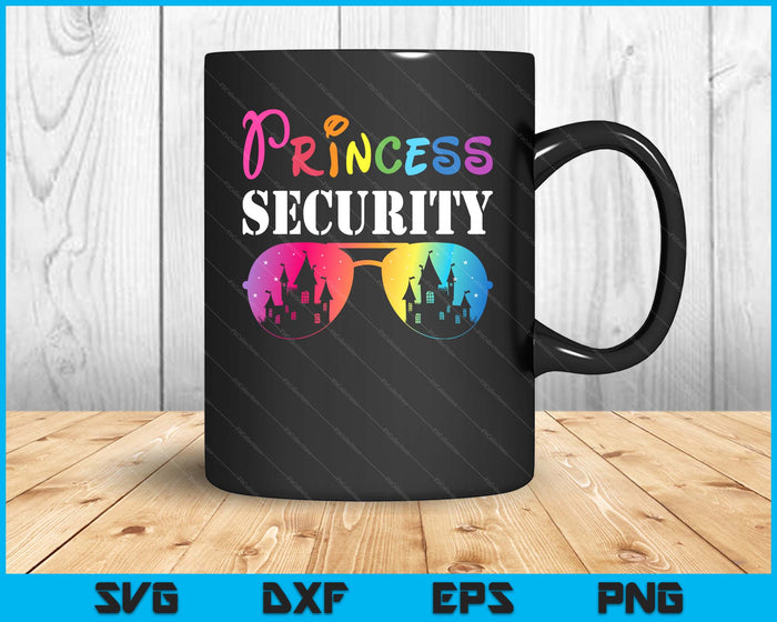 Princess Security Team Mom Dad Family Birthday Halloween SVG PNG Digital Printable Files Princess Security Team Mom Dad Family Birthday Halloween SVG PNG Digital Printable Files