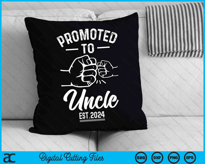 Promoted to Uncle 2024 Present For First Time New Uncle SVG PNG Digital Cutting Files Promoted to Uncle 2024 Present For First Time New Uncle SVG PNG Digital Cutting Files