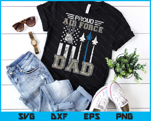Proud Air Force Dad US Air Force Graduation SVG PNG Digital Printable Files