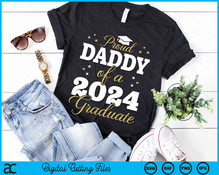 Proud Daddy Of A Class Of 2024 Graduate SVG PNG Digital Cutting Files Proud Daddy Of A Class Of 2024 Graduate SVG PNG Digital Cutting Files