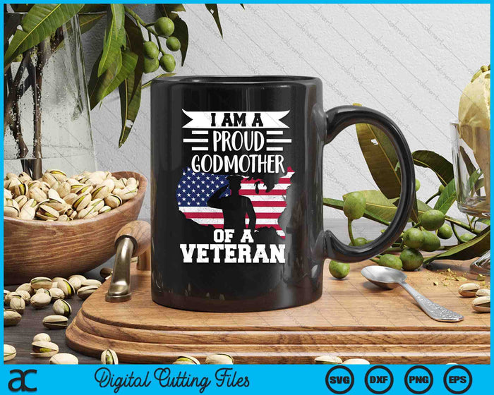 Proud Godmother Veteran Nothing Scares Patriotic Veterans Day SVG PNG Digital Printable Files Proud Godmother Veteran Nothing Scares Patriotic Veterans Day SVG PNG Digital Printable Files