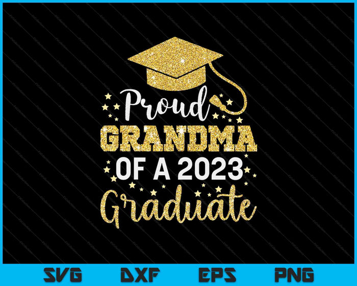 Orgullosa abuela de una clase de 2023 Graduado SVG PNG Cortando archivos imprimibles Orgullosa abuela de una clase de 2023 Graduado SVG PNG Cortando archivos imprimibles
