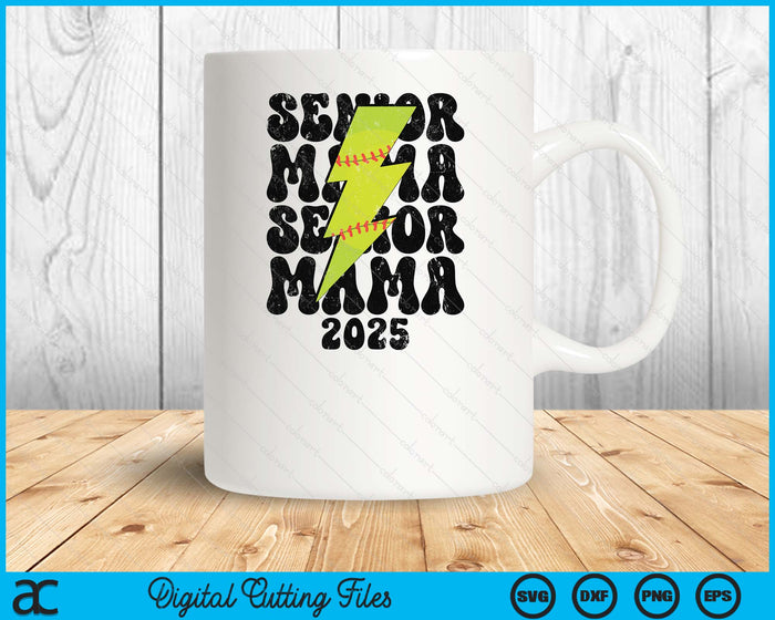 Proud Softball Senior Mama 2025 SVG PNG Digital Printable Files Proud Softball Senior Mama 2025 SVG PNG Digital Printable Files