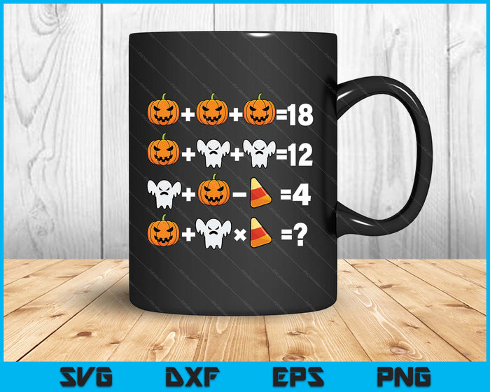 Pumpkin Ghost Equation Math Teacher Halloween Costume SVG PNG Digital Printable Files Pumpkin Ghost Equation Math Teacher Halloween Costume SVG PNG Digital Printable Files