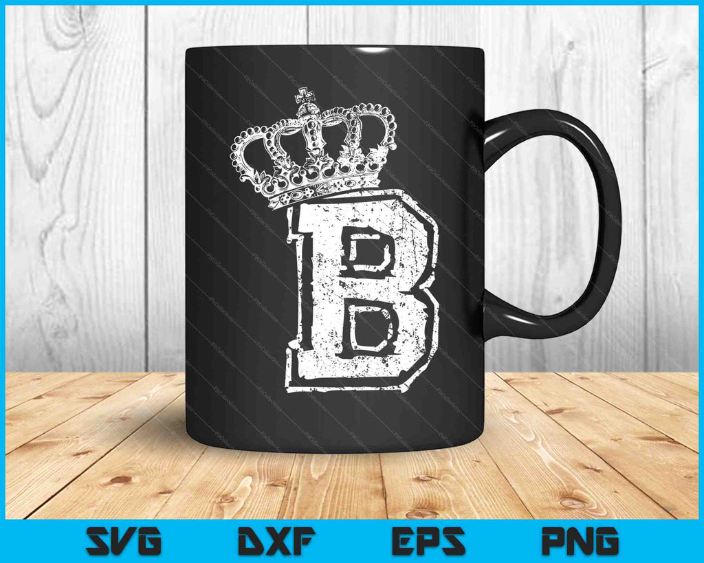 Queen B Letter B And Crown (Bee) SVG PNG Cutting Printable Files ...