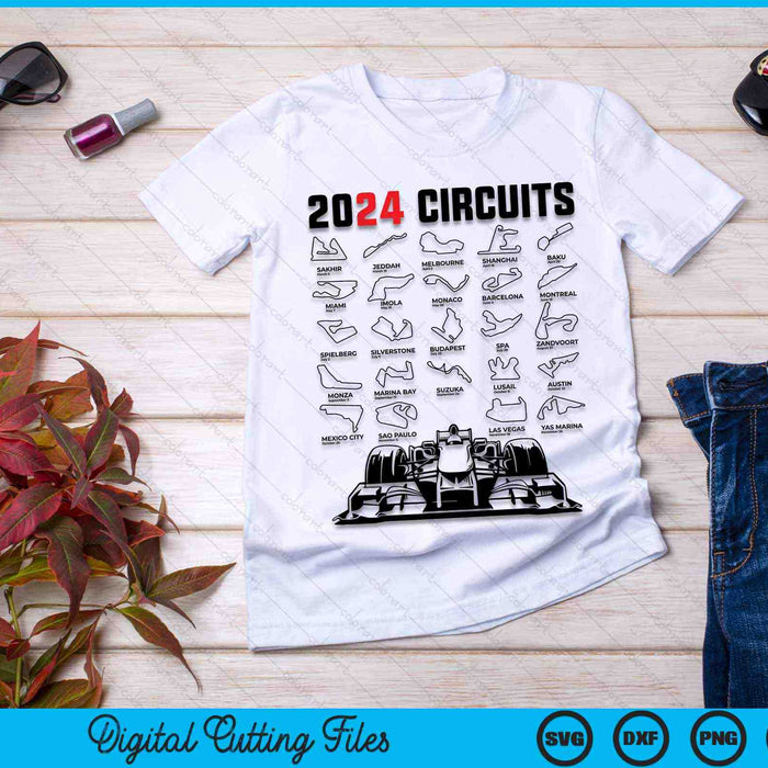 Racing Formula Circuit Track Car Fan Race Lover 2024 SVG PNG Digital Cutting Files Racing Formula Circuit Track Car Fan Race Lover 2024 SVG PNG Digital Cutting Files