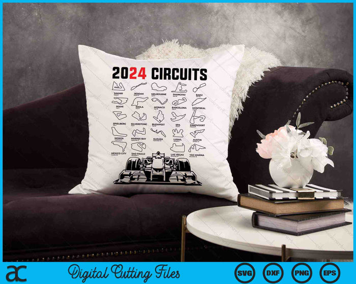 Racing Formula Circuit Track Car Fan Race Lover 2024 SVG PNG Digital Cutting Files Racing Formula Circuit Track Car Fan Race Lover 2024 SVG PNG Digital Cutting Files