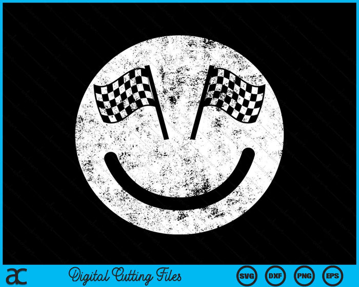 Racing Smile SVG PNG Digital Cutting Files Racing Smile SVG PNG Digital Cutting Files