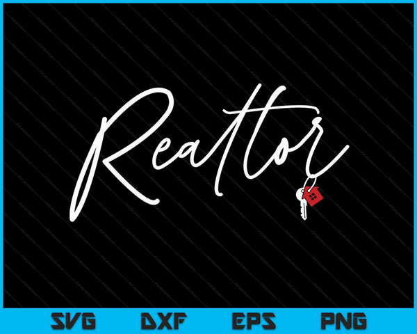 Realtor, Real Estate Agent Broker, Realtor Men Women SVG PNG Digital Cutting Files