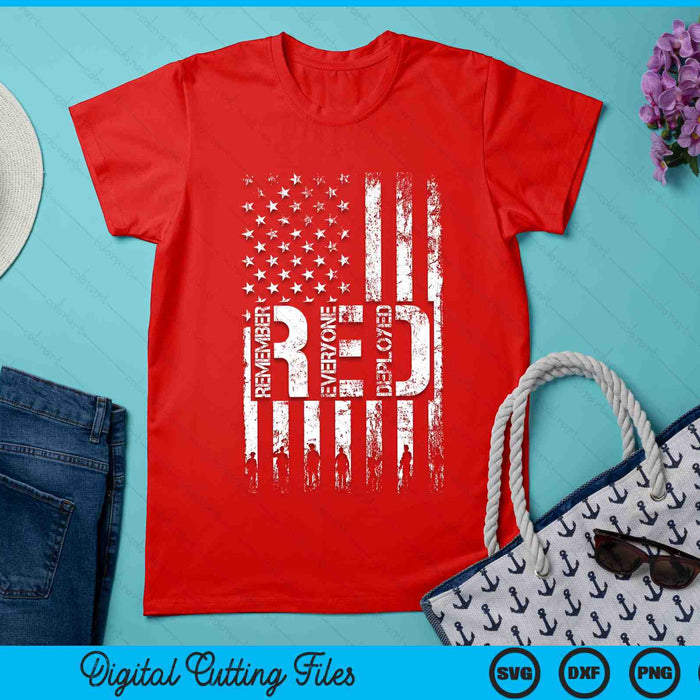 Red Friday Military Memorial Day Veterans Family 4 juli SVG PNG digitale snijbestanden Red Friday Military Memorial Day Veterans Family 4 juli SVG PNG digitale snijbestanden