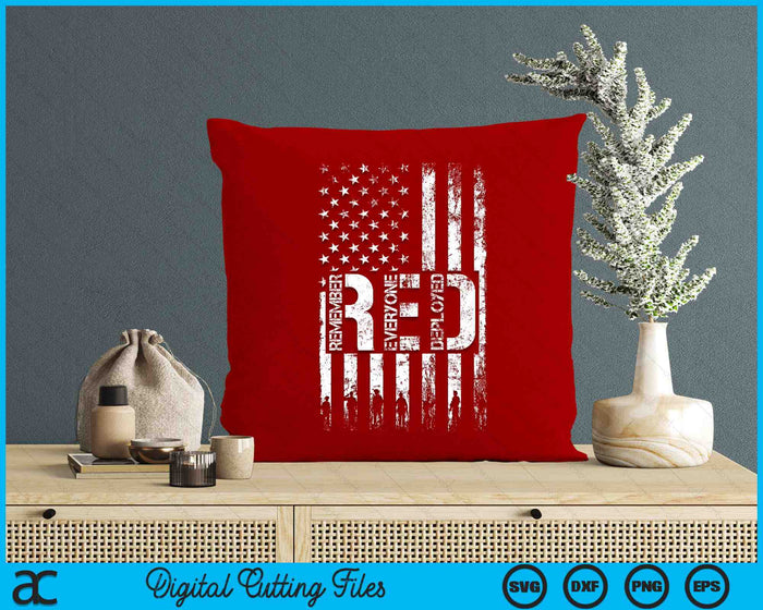 Red Friday Military Memorial Day Veterans Family 4 juli SVG PNG digitale snijbestanden Red Friday Military Memorial Day Veterans Family 4 juli SVG PNG digitale snijbestanden