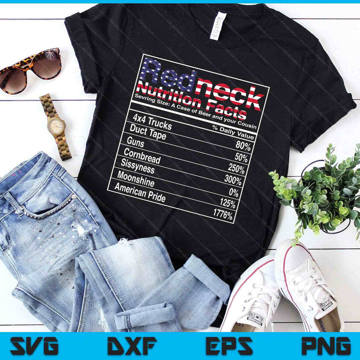 Redneck voedingsfeiten 4 juli land grappige SVG PNG snijden afdrukbare bestanden Redneck voedingsfeiten 4 juli land grappige SVG PNG snijden afdrukbare bestanden