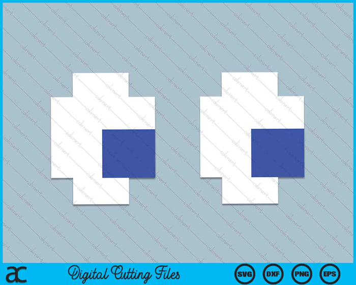 Arcade Game Ghost Eyes 80s Halloween Group Costume SVG PNG Digital Cutting Files Arcade Game Ghost Eyes 80s Halloween Group Costume SVG PNG Digital Cutting Files