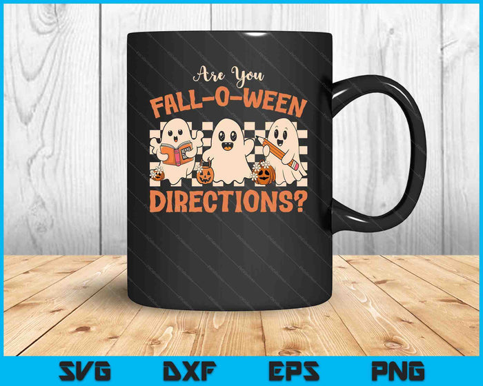 Retro Are You Fall O Ween Directions Teacher Halloween Ghost SVG PNG Digital Printable Files Retro Are You Fall O Ween Directions Teacher Halloween Ghost SVG PNG Digital Printable Files