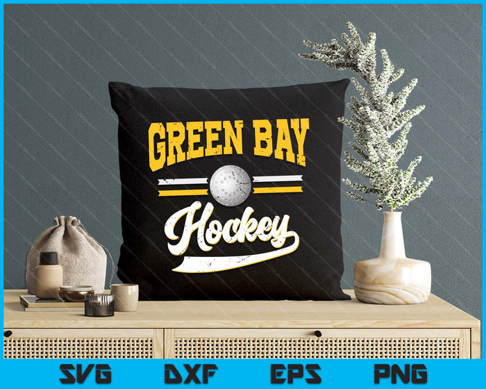Retro Game Day Vintage Green Bay Hockey SVG PNG Digital Cutting Files Retro Game Day Vintage Green Bay Hockey SVG PNG Digital Cutting Files