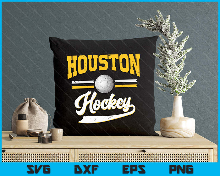Retro Game Day Vintage Houston Hockey SVG PNG Digital Cutting Files Retro Game Day Vintage Houston Hockey SVG PNG Digital Cutting Files