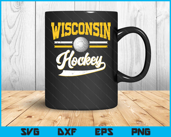 Retro Game Day Vintage Wisconsin Hockey SVG PNG Digital Cutting Files Retro Game Day Vintage Wisconsin Hockey SVG PNG Digital Cutting Files