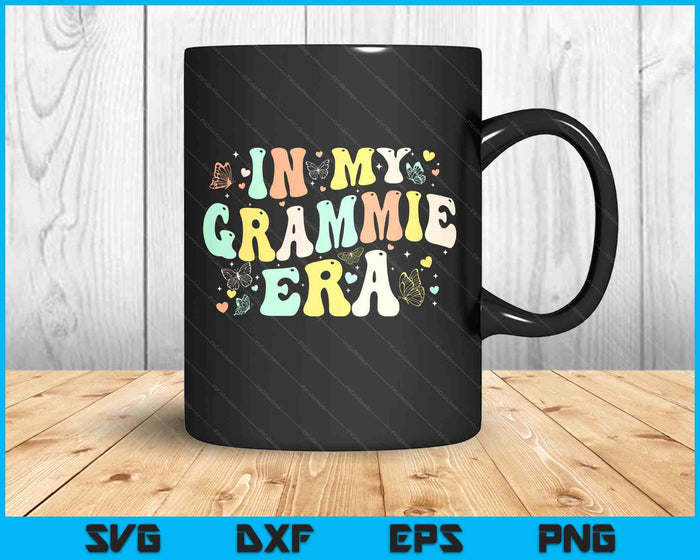 Retro Groovy In My Grammie Era Mother's Day SVG PNG Digital Printable Files Retro Groovy In My Grammie Era Mother's Day SVG PNG Digital Printable Files
