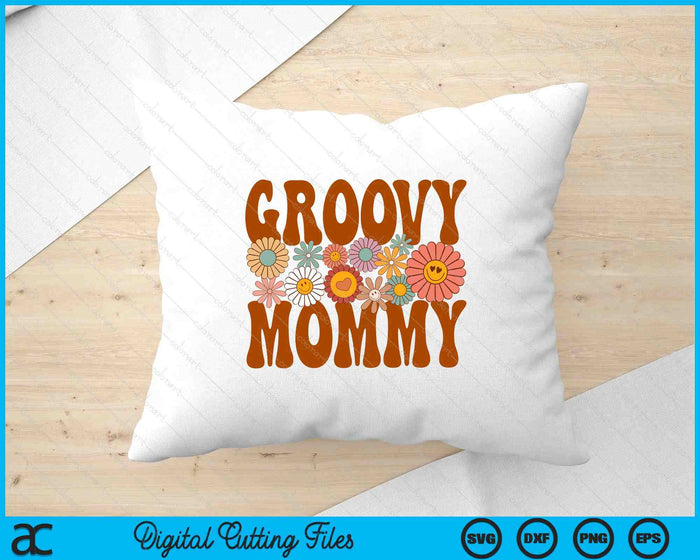 Retro Groovy Mommy Matching Family 1st Birthday Party SVG PNG Digital Printable Files Retro Groovy Mommy Matching Family 1st Birthday Party SVG PNG Digital Printable Files