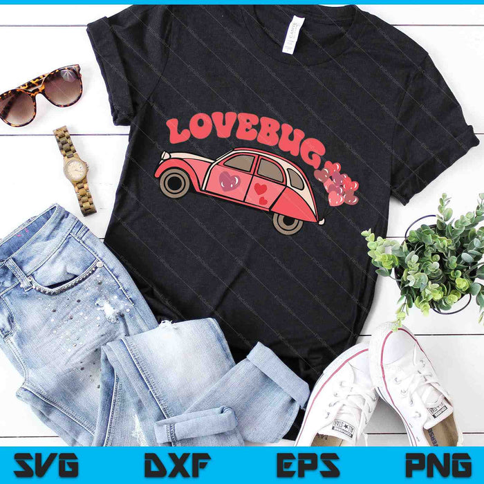 Retro Groovy Valentine Lovebug Hippie Funny Valentines Day SVG PNG Digital Cutting Files Retro Groovy Valentine Lovebug Hippie Funny Valentines Day SVG PNG Digital Cutting Files