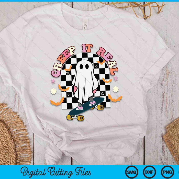 Halloween Creep it Real Ghost Halloween SVG PNG Archivos de corte digital Halloween Creep it Real Ghost Halloween SVG PNG Archivos de corte digital
