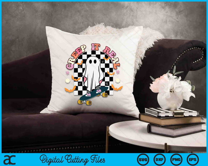 Halloween Creep it Real Ghost Halloween SVG PNG Archivos de corte digital Halloween Creep it Real Ghost Halloween SVG PNG Archivos de corte digital