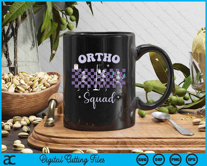 Retro Ortho Squad Dancing Skeleton Orthopedic Nurse RN SVG PNG Digital Cutting Files Retro Ortho Squad Dancing Skeleton Orthopedic Nurse RN SVG PNG Digital Cutting Files