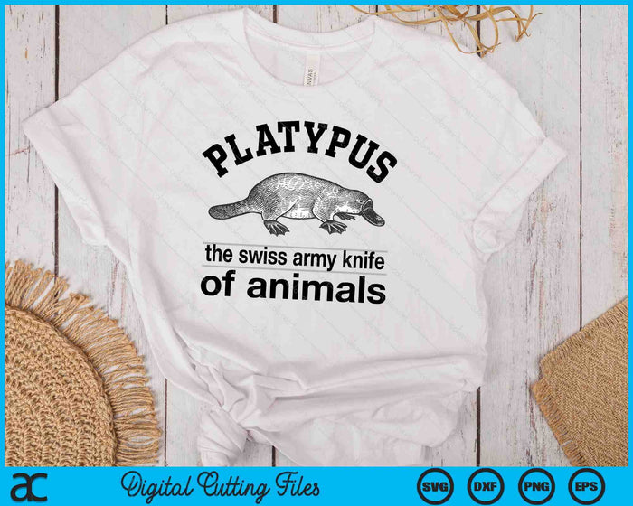 Retro Vintage Swiss Army Knife Platypus Lover SVG PNG Digital Printable Files Retro Vintage Swiss Army Knife Platypus Lover SVG PNG Digital Printable Files