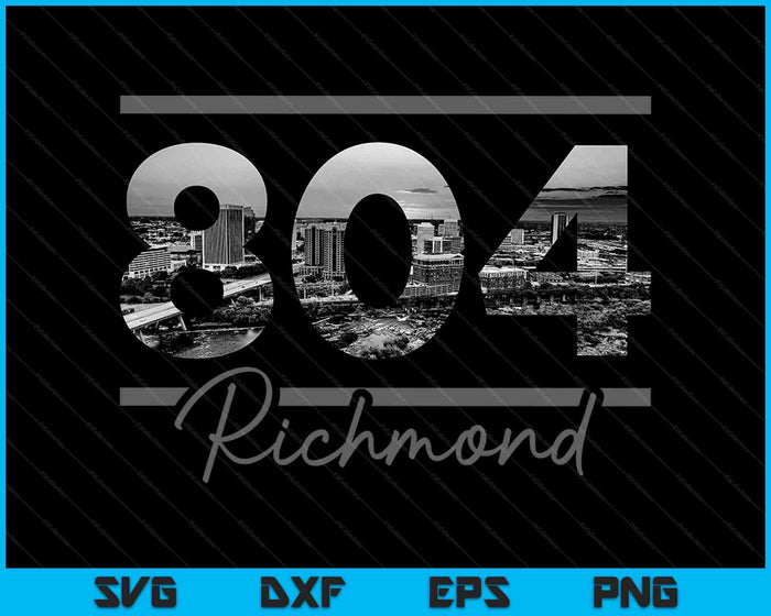 Richmond 804 Area Code Skyline Virginia Vintage SVG PNG Cutting Printable Files Richmond 804 Area Code Skyline Virginia Vintage SVG PNG Cutting Printable Files