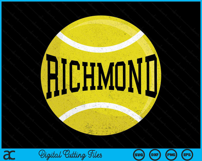 Richmond Tennis Fan SVG PNG Digital Cutting Files Richmond Tennis Fan SVG PNG Digital Cutting Files