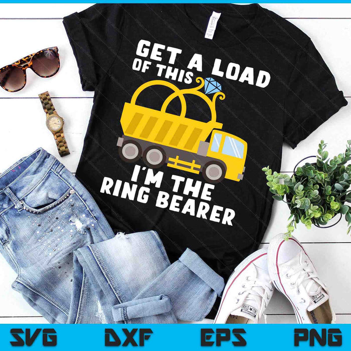 Ring Bearer Shirt Funny Wedding Truck SVG PNG Digital Printable Files Ring Bearer Shirt Funny Wedding Truck SVG PNG Digital Printable Files