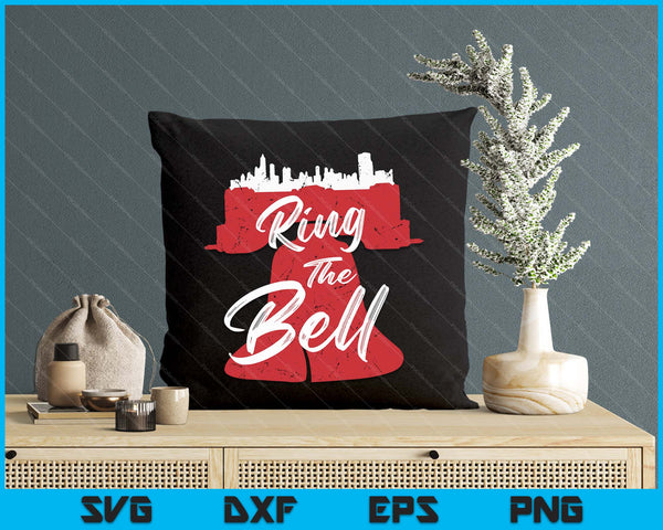 Ring The Bell Vintage Philly Philadelphia Baseball SVG PNG Digital Printable Files