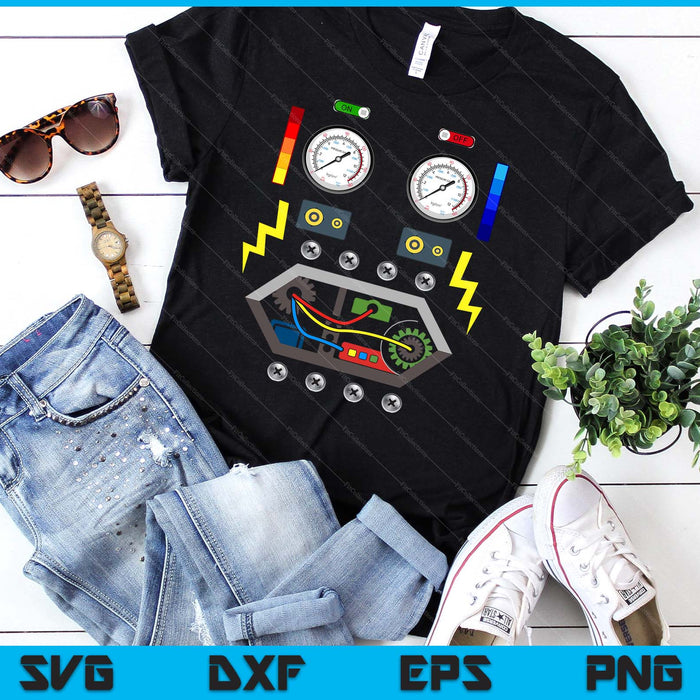 Robot Gift Men Women Kids Halloween Robot Costume SVG PNG Digital Printable Files Robot Gift Men Women Kids Halloween Robot Costume SVG PNG Digital Printable Files