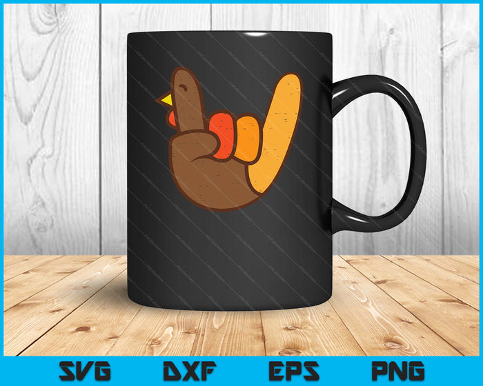 Rock Sign Turkey Hand Cool Thanksgiving Metal Punk SVG PNG Digital Printable Files Rock Sign Turkey Hand Cool Thanksgiving Metal Punk SVG PNG Digital Printable Files