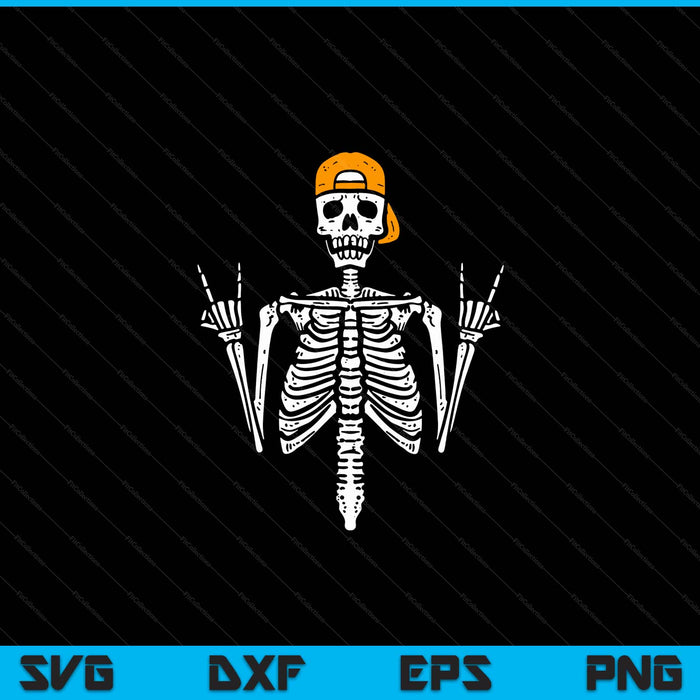 Rocker Skeleton Cap Skater Cool Halloween Punk Rock Hombres Niños SVG PNG Archivo de corte digital Rocker Skeleton Cap Skater Cool Halloween Punk Rock Hombres Niños SVG PNG Archivo de corte digital