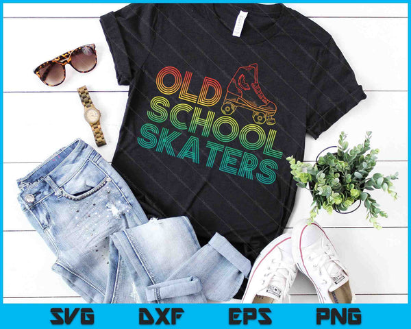 Roller Skates Old School Vintage Derby Funky 70’s Party SVG PNG Digital Cutting Files
