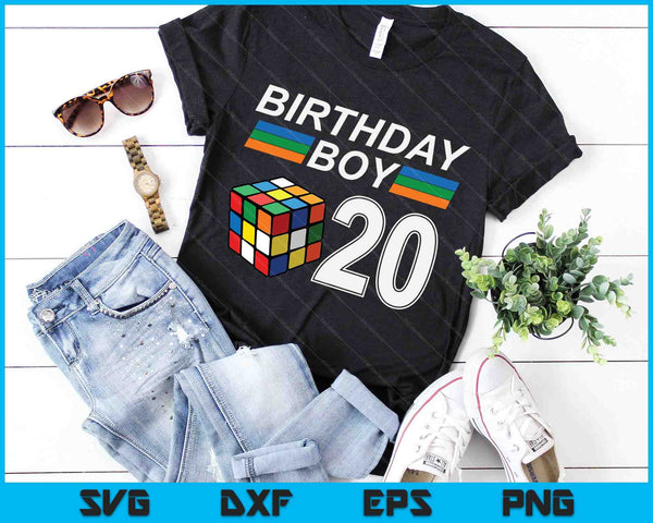 Rubixk Cube Speed Cubing Birthday Boy 20 Years Old Boys Kid SVG PNG Digital Cutting Files