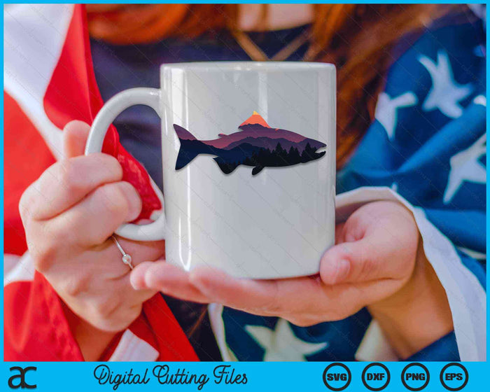 Salmon Fishing Nature Outdoor Hiking Camping Fisherman Gift SVG PNG Digital Cutting File Salmon Fishing Nature Outdoor Hiking Camping Fisherman Gift SVG PNG Digital Cutting File