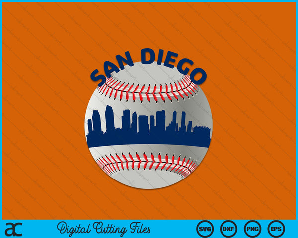 San Diego Baseball Team Fans of Space City SVG PNG Cutting Printable Files
