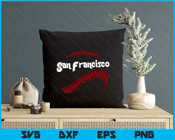 San Francisco Baseball Lovers Vintage Baseball Lovers Fans SVG PNG Digital Printable Files