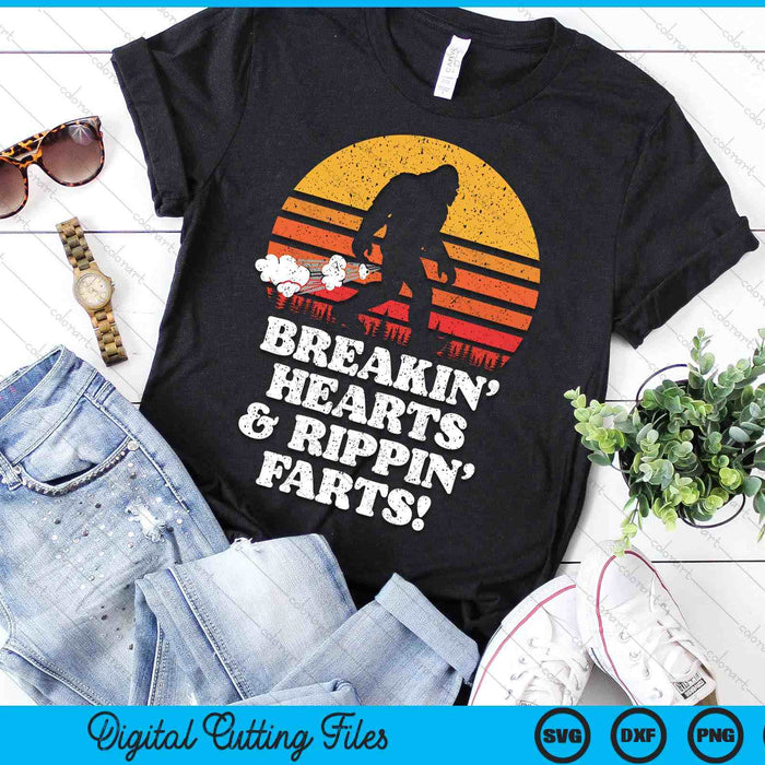 Sasquatch Breakin Hearts & Rippin Farts! Funny Bigfoot Sun SVG PNG Digital Printable Files Sasquatch Breakin Hearts & Rippin Farts! Funny Bigfoot Sun SVG PNG Digital Printable Files