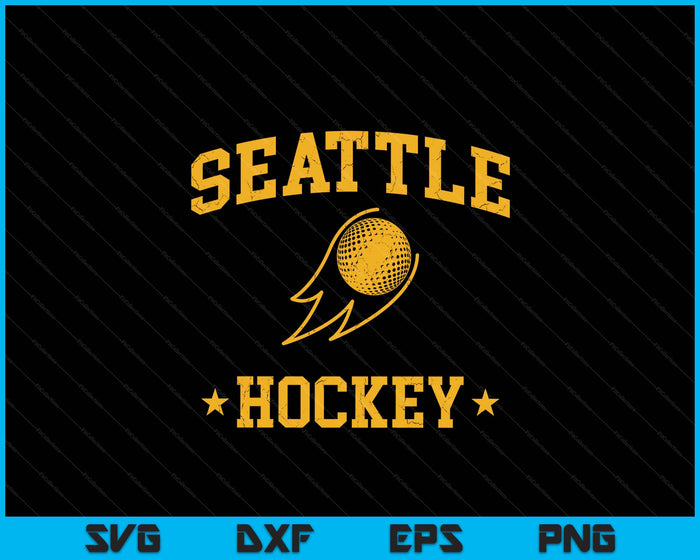 Seattle Hockey Vintage Gameday Retro Hockey Lover SVG PNG Files Seattle Hockey Vintage Gameday Retro Hockey Lover SVG PNG Files