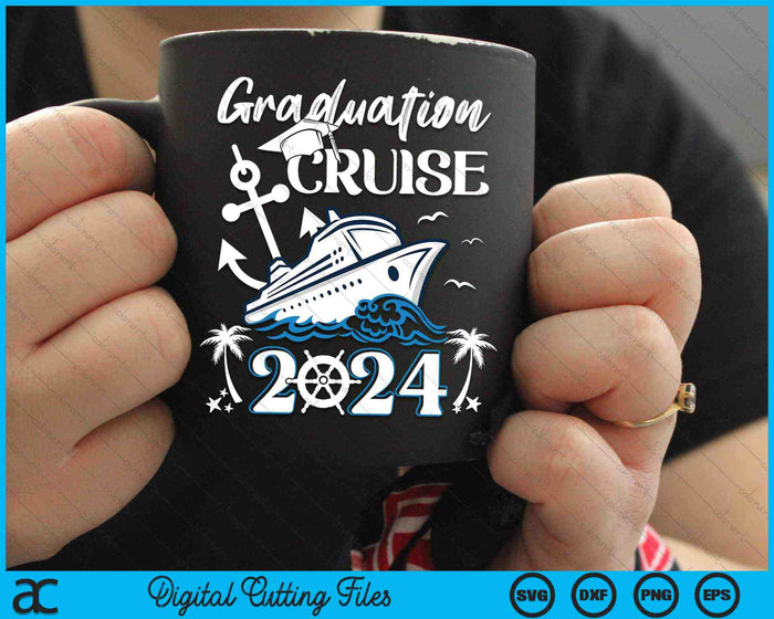 Senior Graduation Trip Cruise 2024 Ship Party SVG PNG Digital Cutting Files
