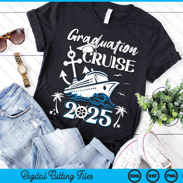 Senior Graduation Trip Cruise 2025 Ship Party SVG PNG Digital Cutting Files