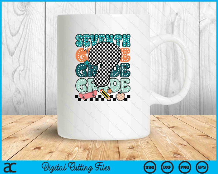 Seventh Grade Back To School For Boys SVG PNG Digital Printable Files Seventh Grade Back To School For Boys SVG PNG Digital Printable Files
