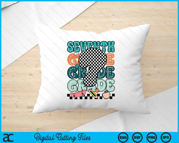Seventh Grade Back To School For Boys SVG PNG Digital Printable Files Seventh Grade Back To School For Boys SVG PNG Digital Printable Files